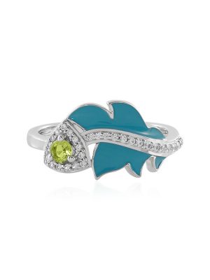 Peridot-Silberring