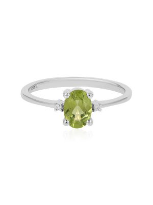 Peridot-Silberring