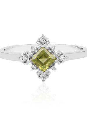 Peridot-Silberring