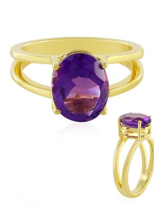 Sambia-Amethyst-Silberring