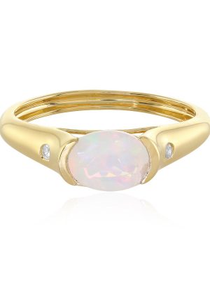 Welo-Opal-Silberring