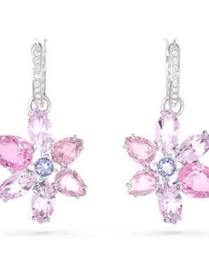 Swarovski Ohrringe - Gema - 5658397 Messing, Swarovski Kristall rosa