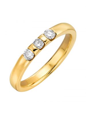 Damenring mit Brillanten in Gelbgold 585 Diemer Gelbgold