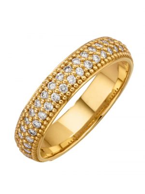 Damenring mit Brillanten zus. ca. 0,60 ct. in Gelbgold 585 Diemer Gelbgold