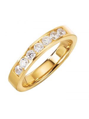 Damenring mit Brillanten zus. ca. 0,60 ct. in Gelbgold 585 Diemer Gelbgold