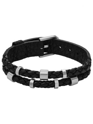 Fossil Armband JEWELRY JF04473040 Leder, Edelstahl