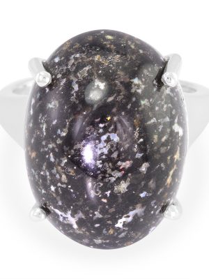 Leoparden-Opal-Silberring