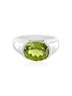 Peridot-Silberring