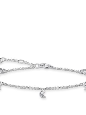 Thomas Sabo Armband - Stern und Mond - A1994-051-14-L19V 925 Silber, Zirkonia silber