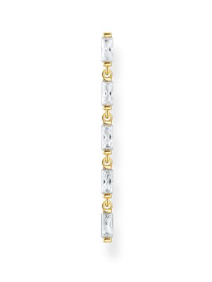 Thomas Sabo Ohrstecker - Weiße Steine Gold - H2184-414-14 750 Gold, 925 Silber vergoldet, Zirkonia gold