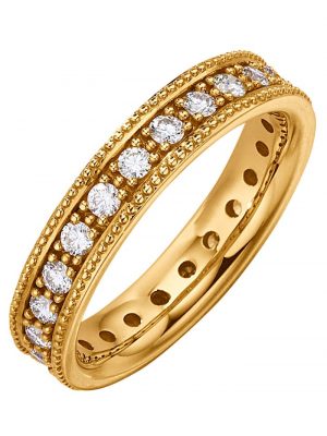 Damenring mit Brillanten 0,75 ct. in Gelbgold 585 Diemer Gelbgold