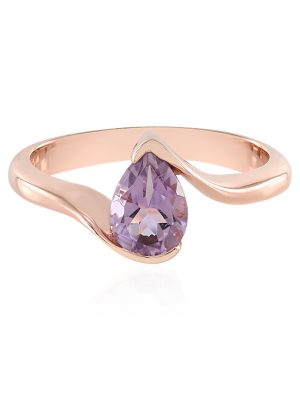 Lavendel-Amethyst-Silberring