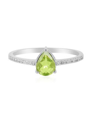 Peridot-Silberring