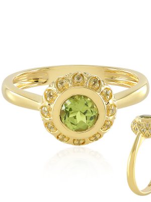 Peridot-Silberring