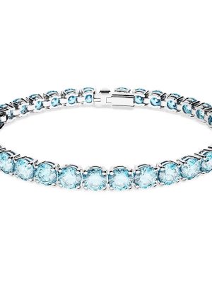 Swarovski Armband - Matrix Tennis - 5648929 Metall, Swarovski Kristall blau