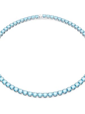 Swarovski Halskette - Matrix - 5661187 Metall, Zirkonia blau