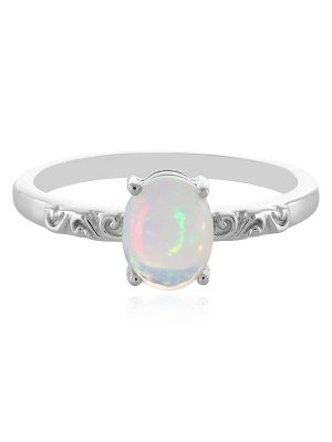 Welo-Opal-Silberring