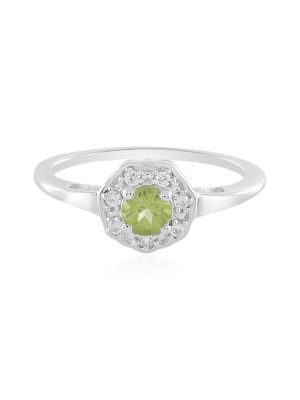 Peridot-Silberring