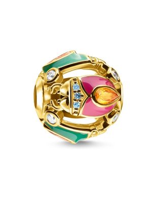 Thomas Sabo Beads - Käfer - K0333-974-7 925 Silber vergoldet, Emaille, Zirkonia gold