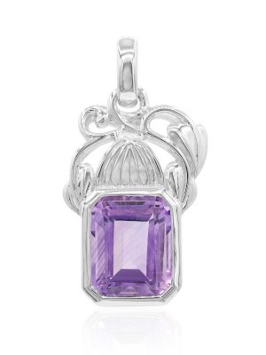 Amethyst-Silberanhänger (VIENNA 1903)