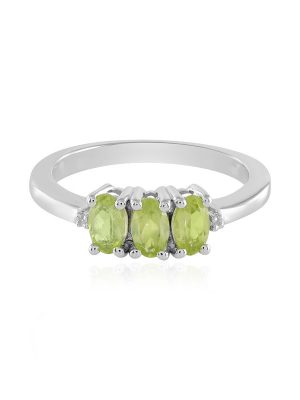 Peridot-Silberring