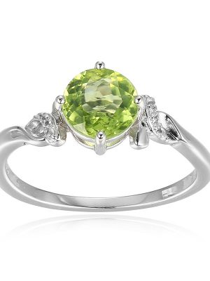 Peridot-Silberring