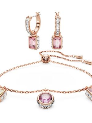 Swarovski Set - Stilla - 5662923 Metall, Swarovski Kristall roségold