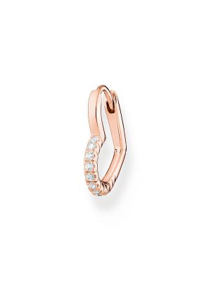 Thomas Sabo Creolen - CR693-416-14 925 Silber vergoldet, Zirkonia roségold