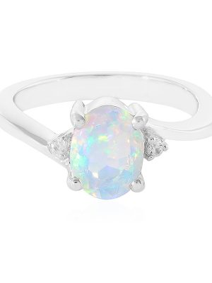 Welo-Opal-Silberring