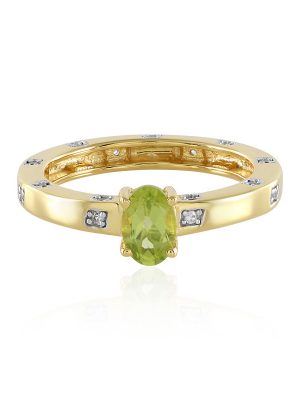 Peridot-Silberring