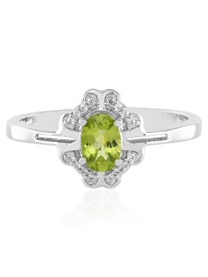 Peridot-Silberring