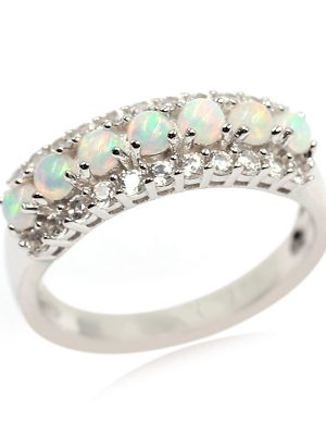 Welo-Opal-Silberring