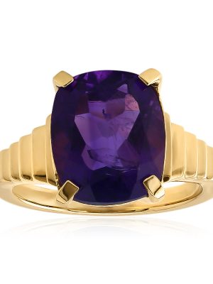 Marokkanischer Amethyst-Silberring