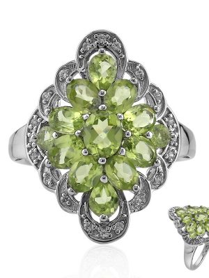 Peridot-Silberring