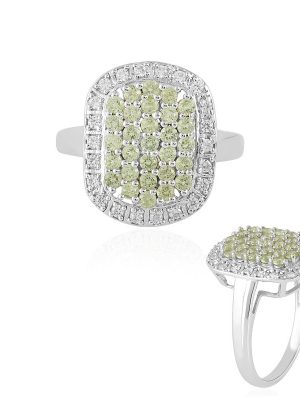 Peridot-Silberring