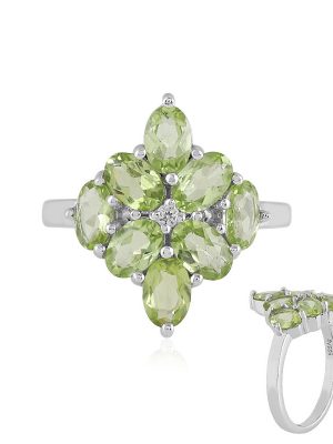 Peridot-Silberring