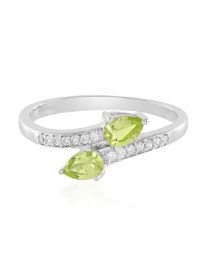 Peridot-Silberring