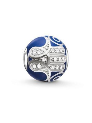 Thomas Sabo Beads - Karma Beads - Blaue Fatimas Hand - K0207-041-32