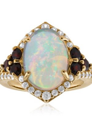 Welo-Opal-Silberring