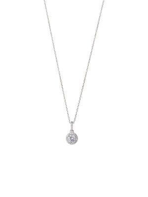 XENOX Collier - Silver Circle Krappenfassung - XS7361