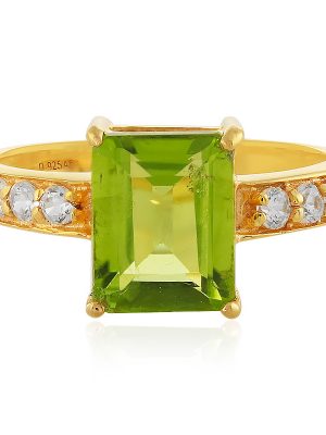 Peridot-Silberring