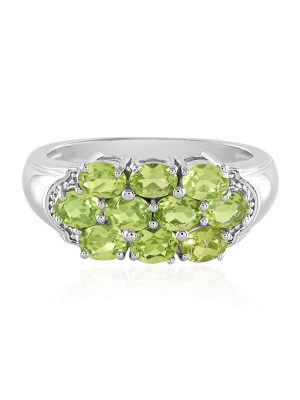 Peridot-Silberring