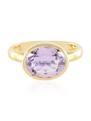 Lavendel-Amethyst-Silberring