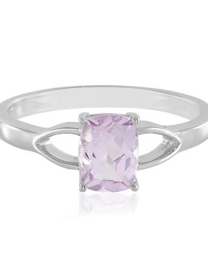 Lavendel-Amethyst-Silberring