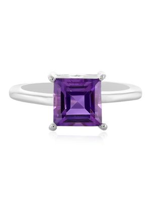 Marokkanischer Amethyst-Silberring