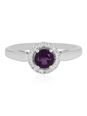 Marokkanischer Amethyst-Silberring