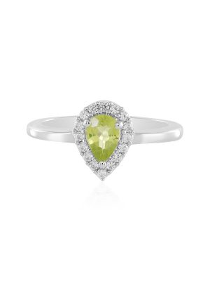 Peridot-Silberring