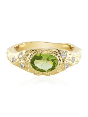 Peridot-Silberring