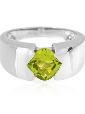 Peridot-Silberring