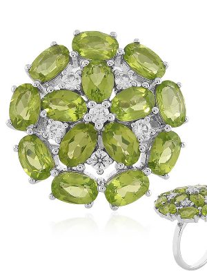 Peridot-Silberring